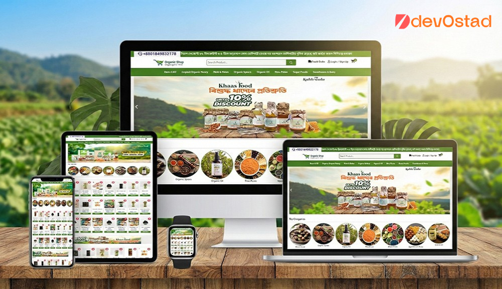 Organic Shop Ecommerce Laravel Script